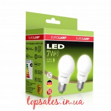 Промо-набір EUROLAMP LED A50 7W E27 3000K акция "1+1"