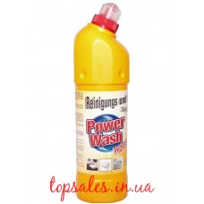 Засіб для миття унітазу Повер Вош Жовтий (POWER WASH ŻEL DO WC 750ML ŻÓŁTY), 750 мл